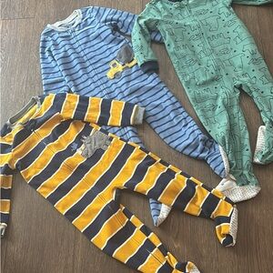 Striped and Patterned Kids One Piece Set